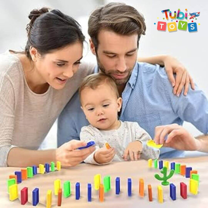 TREN DIDACTICO MONTESSORI DOMINO- 🚂 POTENCIA EL DESARROLLO COGNITIVO Y LA CREATIVIDAD DE TUS HIJOS 🚂🧩