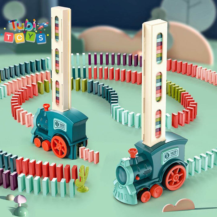 TREN DIDACTICO MONTESSORI DOMINO- 🚂 POTENCIA EL DESARROLLO COGNITIVO Y LA CREATIVIDAD DE TUS HIJOS 🚂🧩